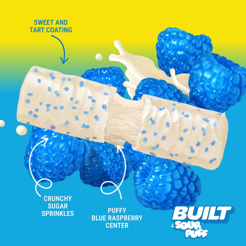 Blue Razz Blast Sour Puff 4ct K7