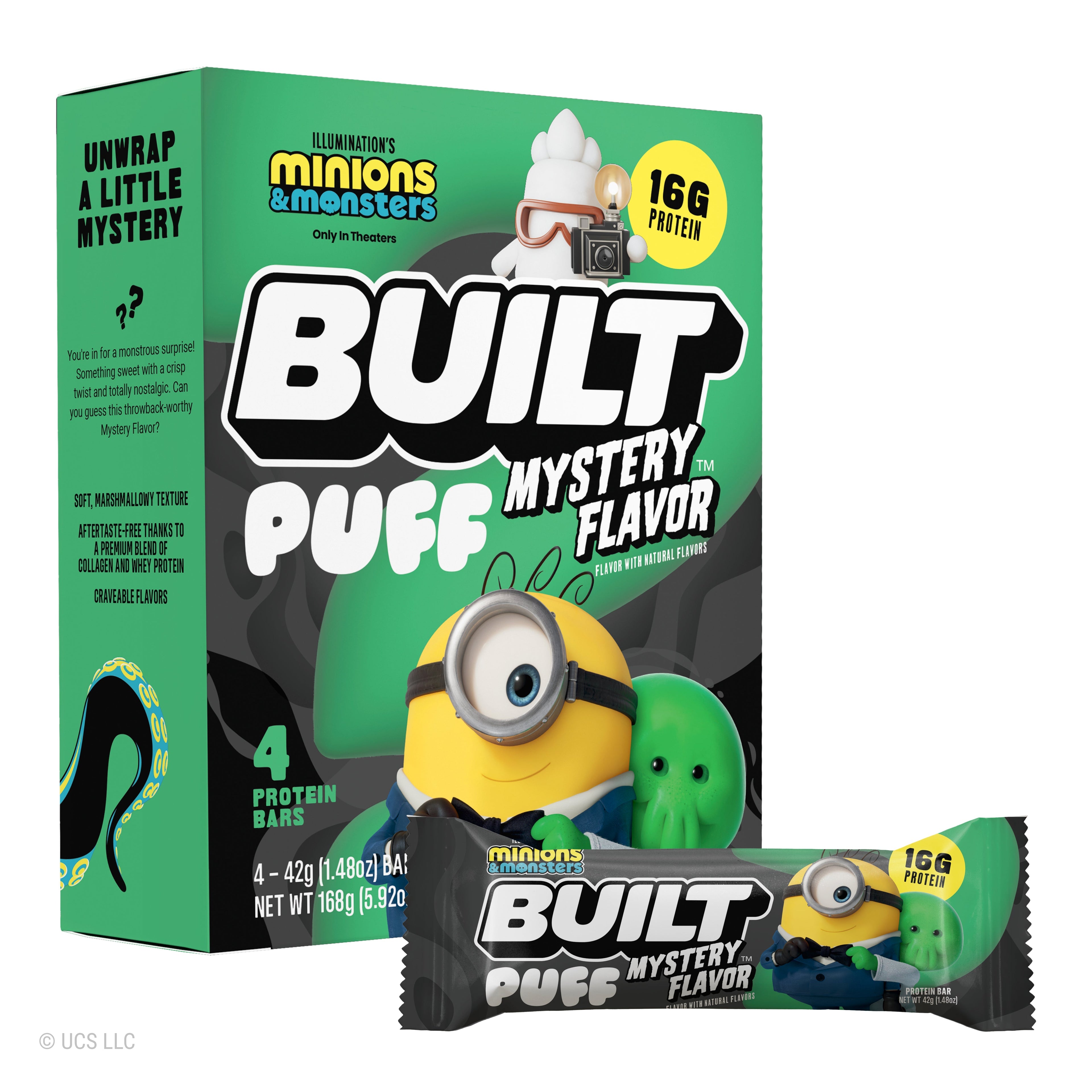 Minions and Monsters Mystery Puff 4ct Y4