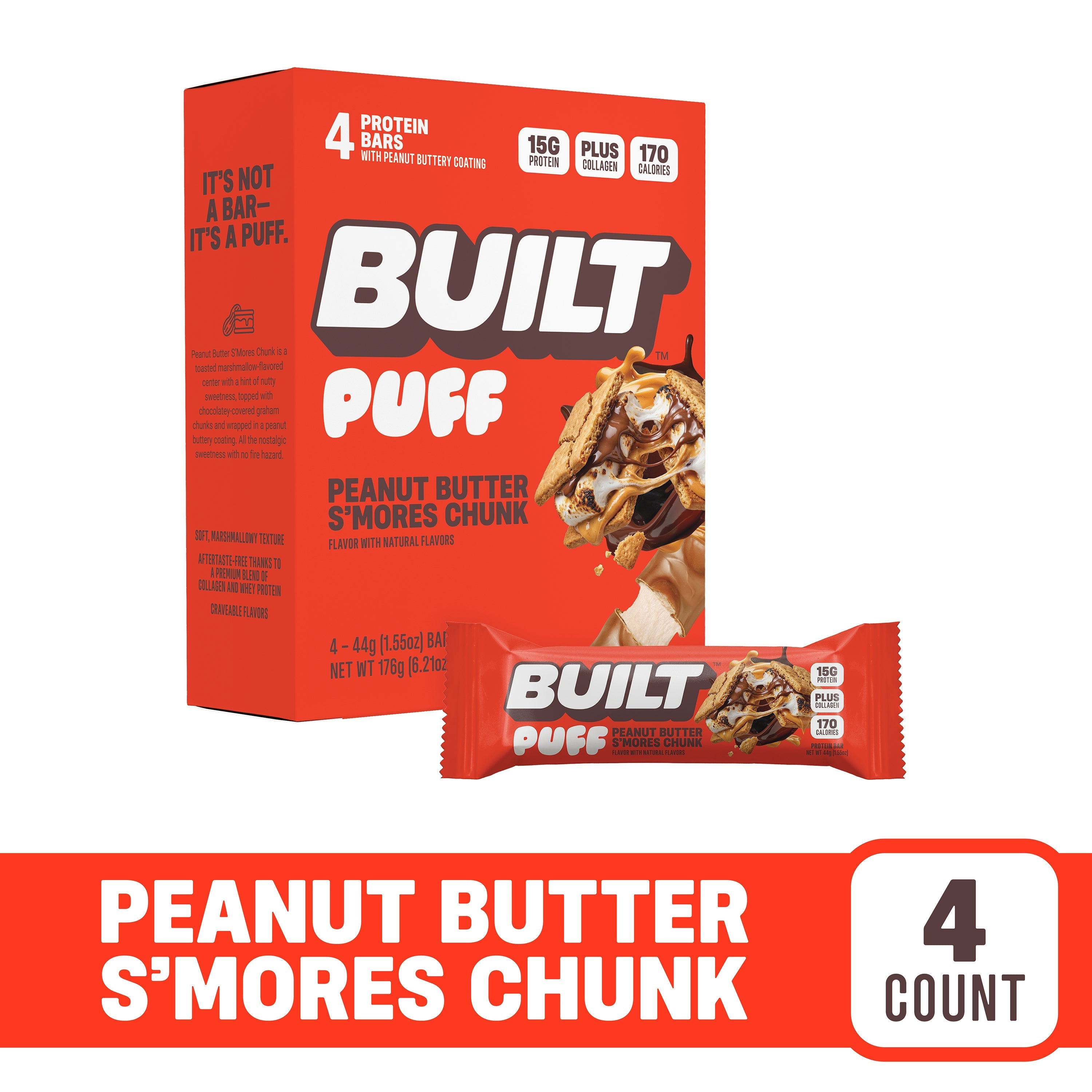 Peanut Butter S'mores Chunk Puff - 4ct B5