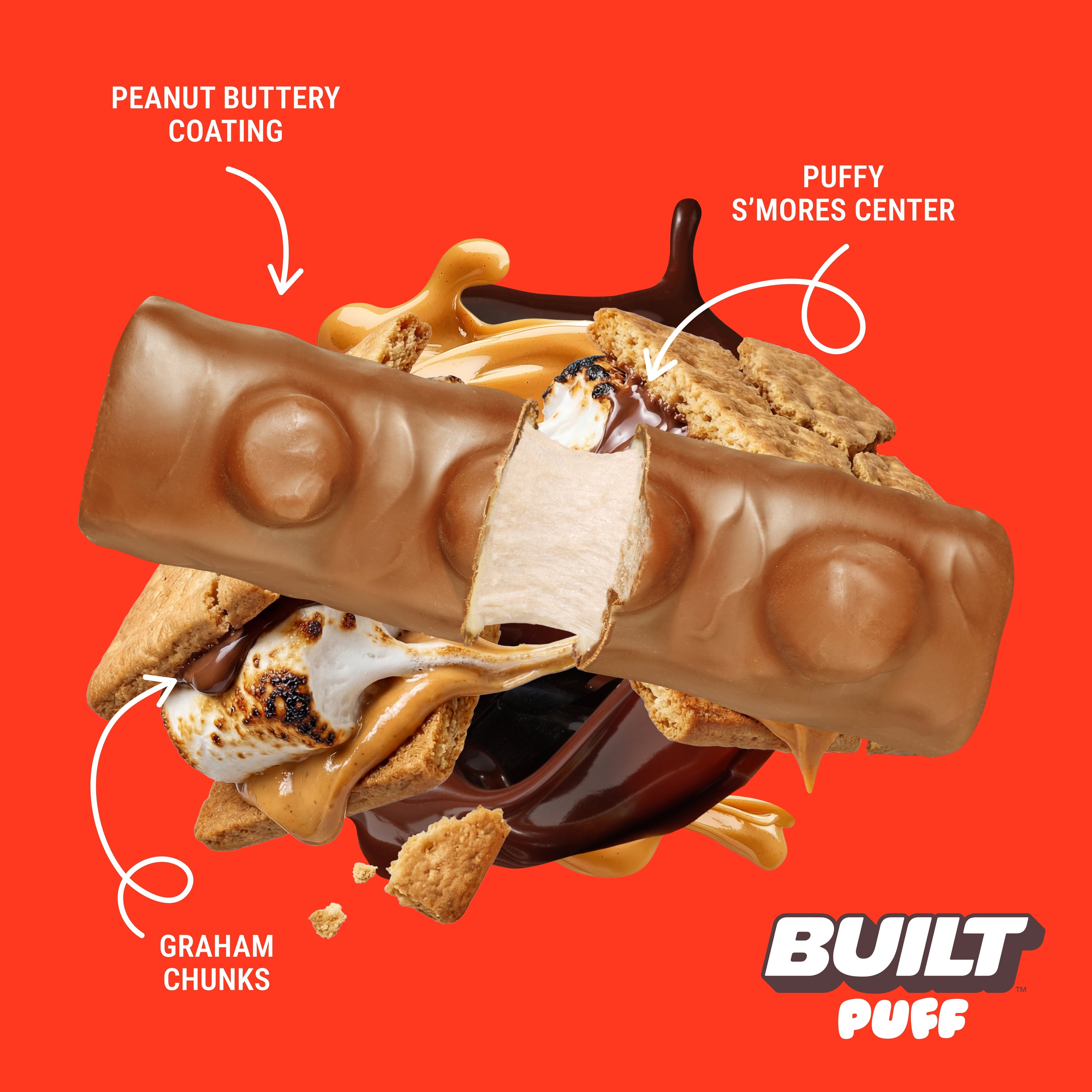 Peanut Butter S'mores Chunk Puff - 4ct B5