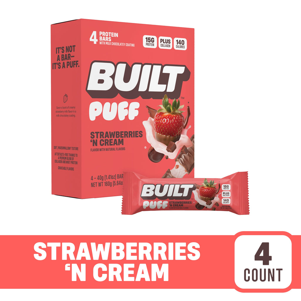 Strawberries 'N Cream Puff 4ct R5