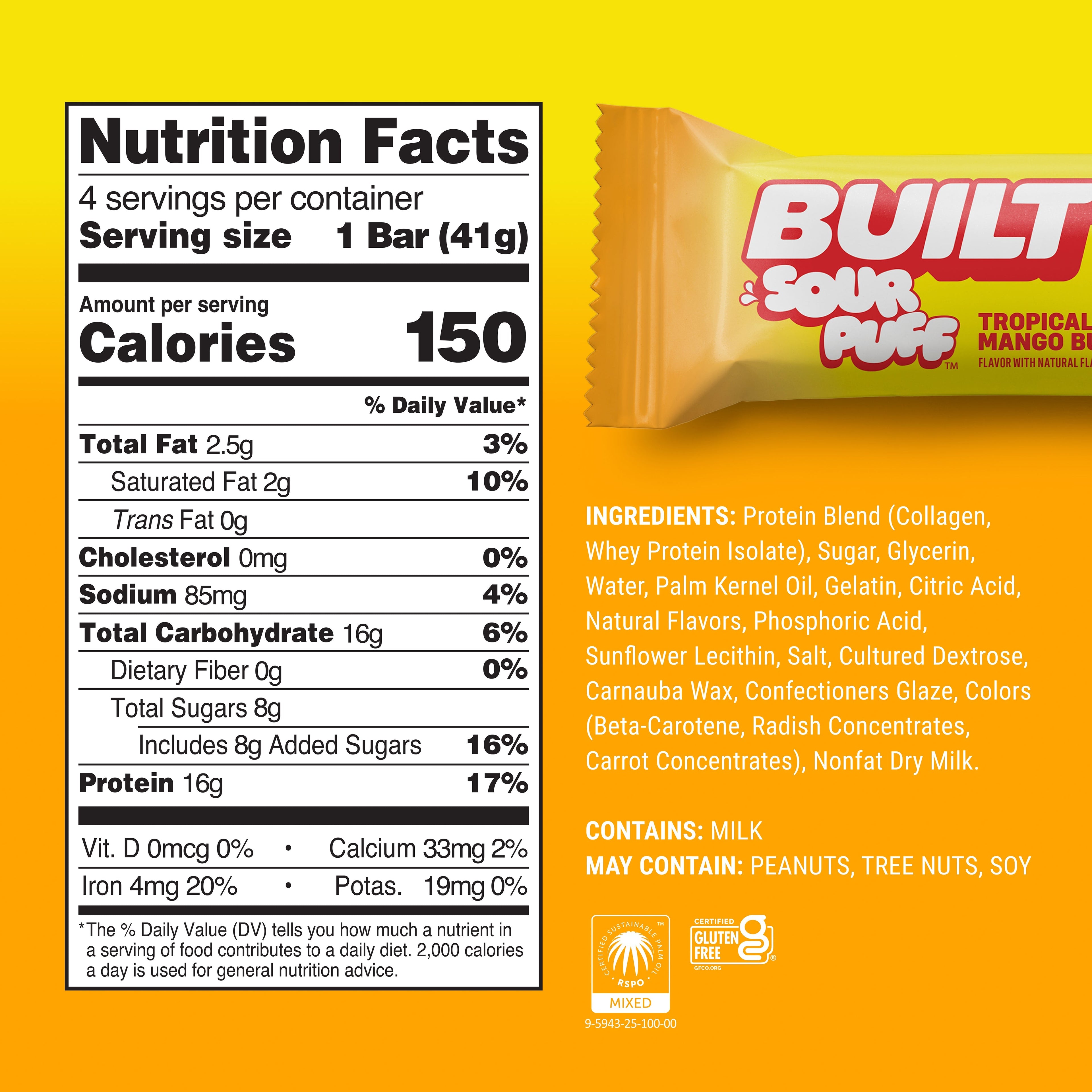 Tropical Mango Burst Sour Puff 4ct A0