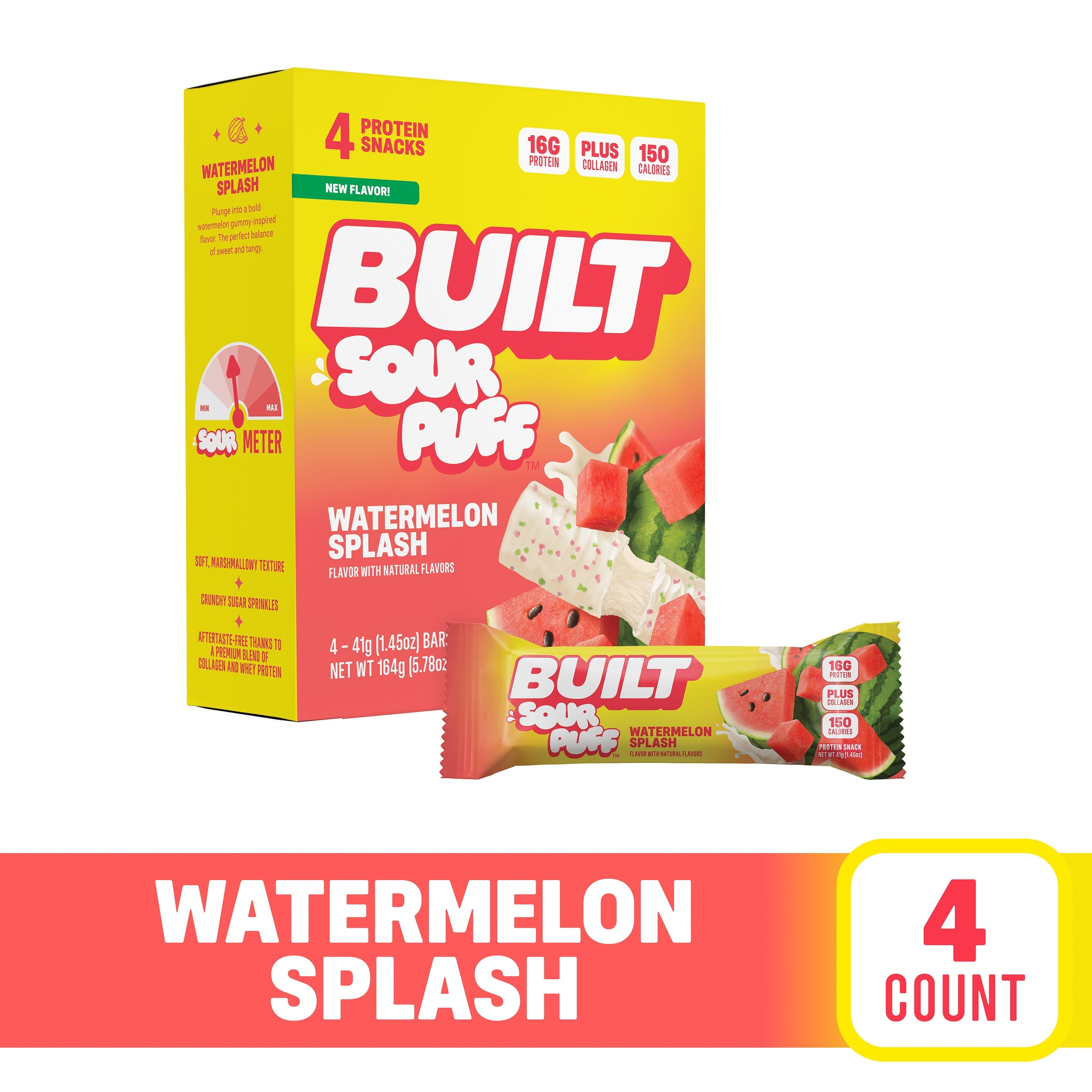 Watermelon Splash Sour Puff 4ct Z5