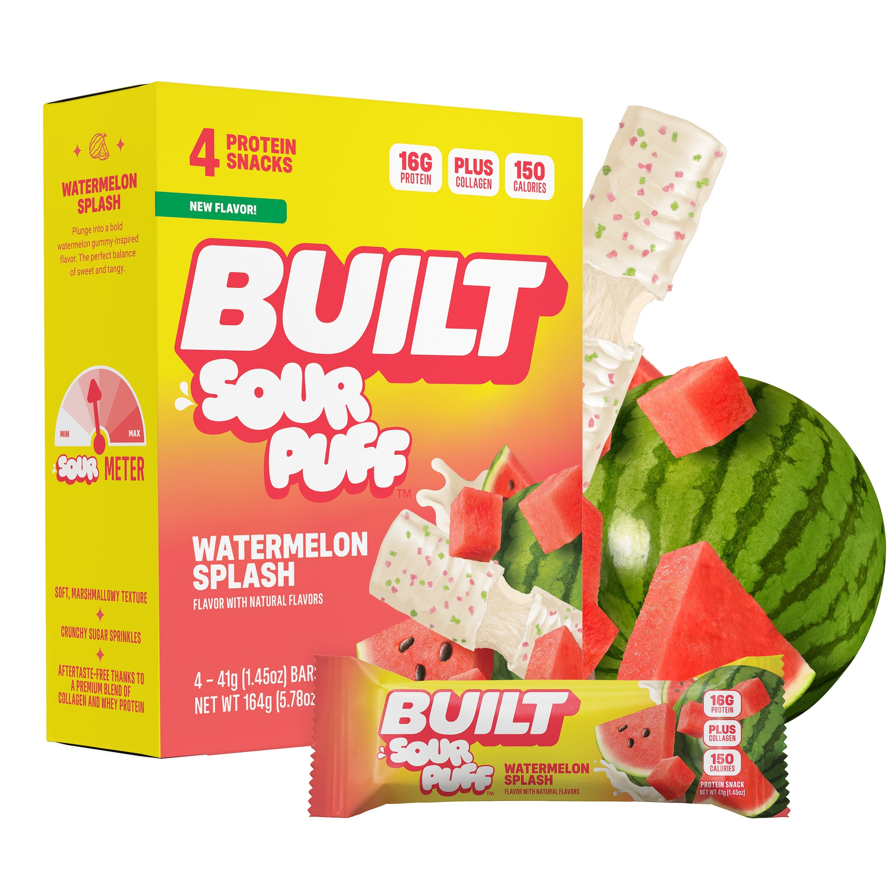 Watermelon Splash Sour Puff 4ct Z5