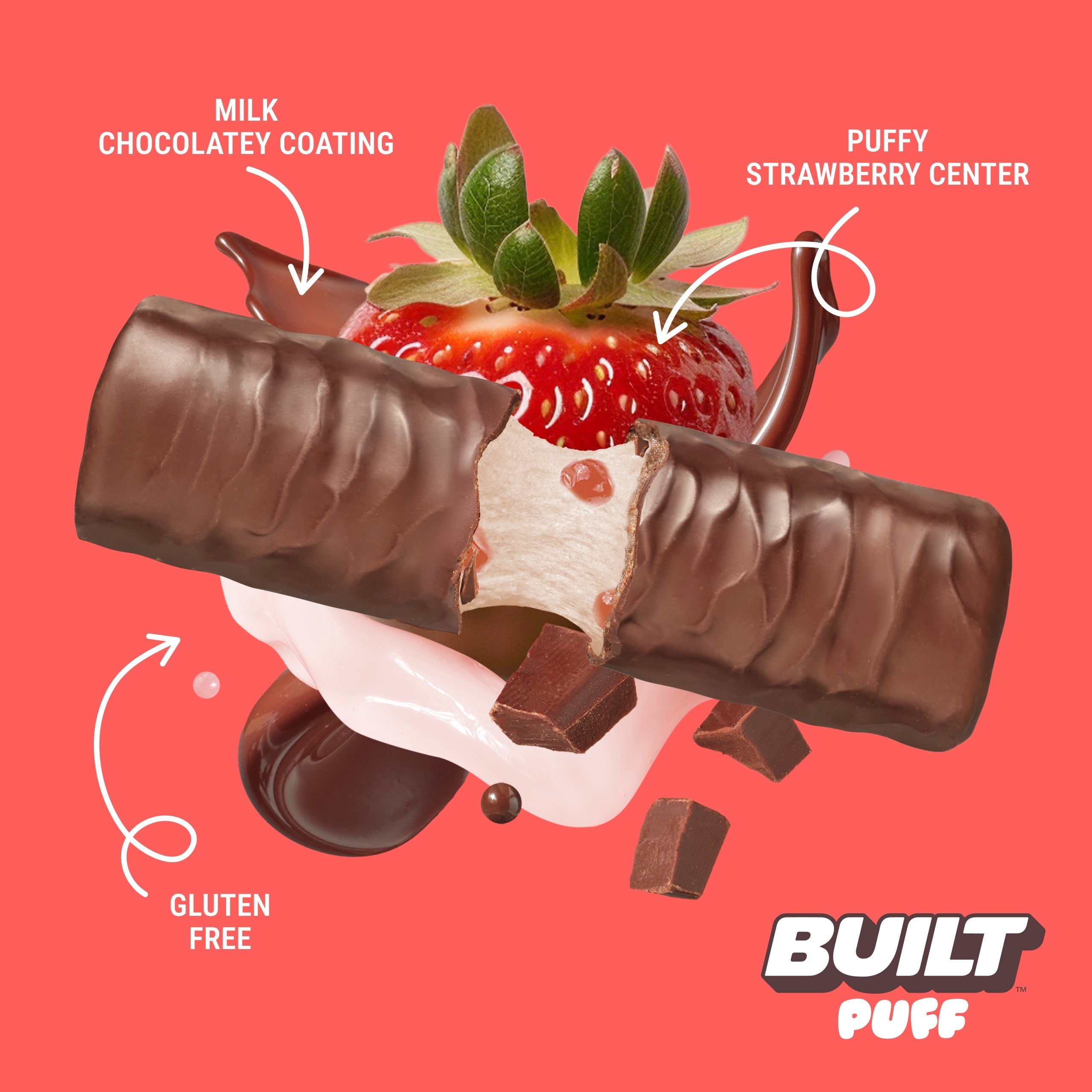 Strawberries 'N Cream Puff 4ct R5